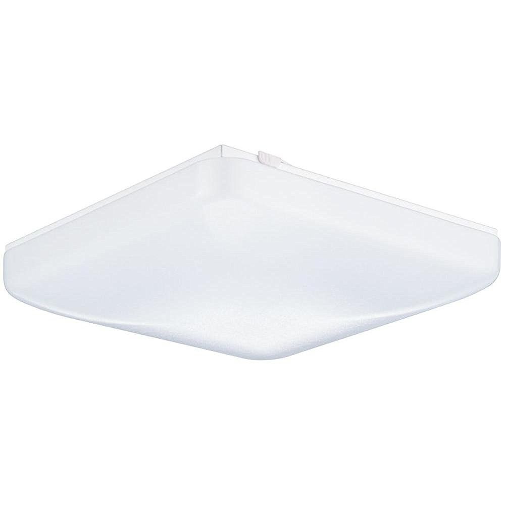 Lithonia Lighting-FMLSDL 15 21840 M4-FMLSDL Series - 14.75 Inch 30W1 LED Low-Profile Residential Square Flushmount   White Finish with Frosted Acrylic Glass